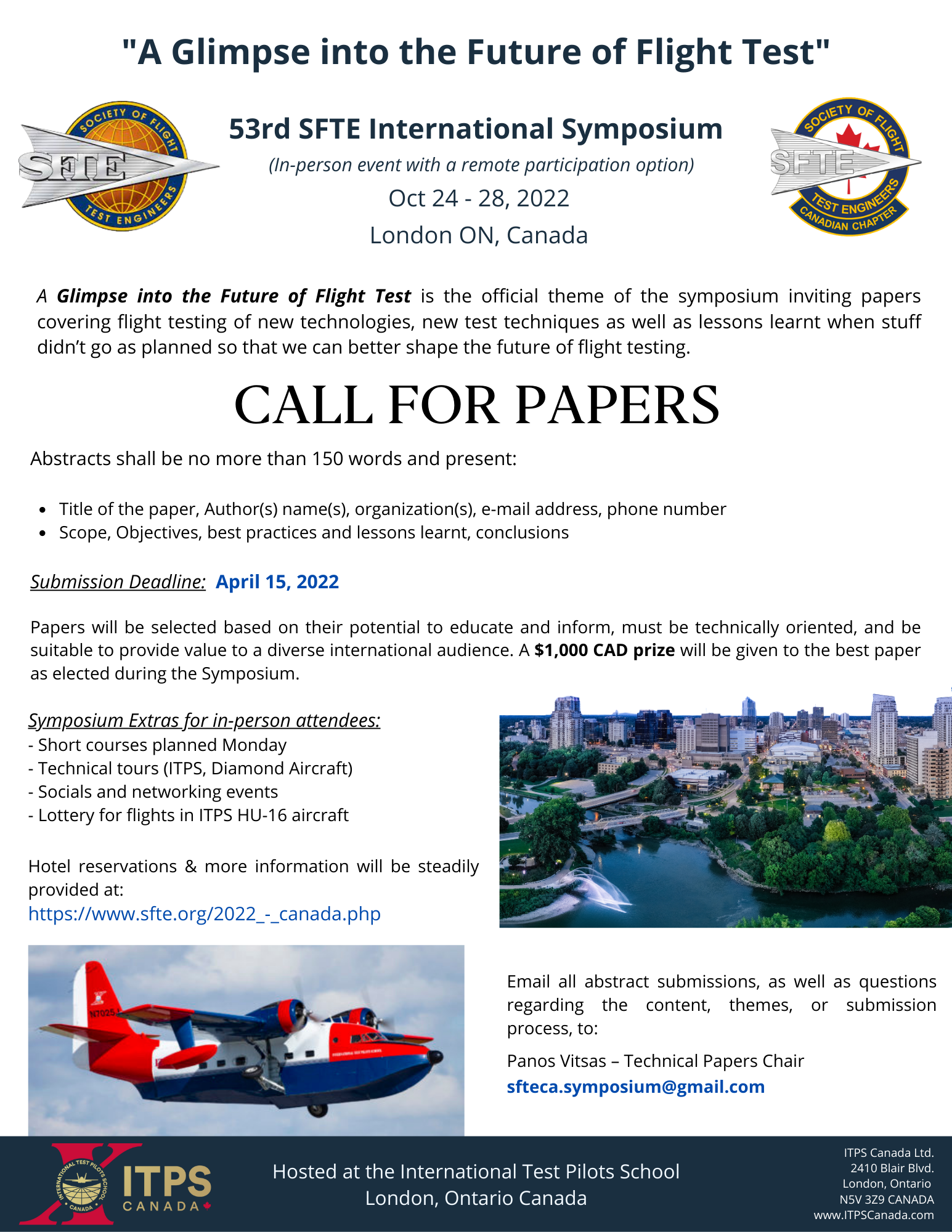 2022 SFTE Symposium Call for Papers